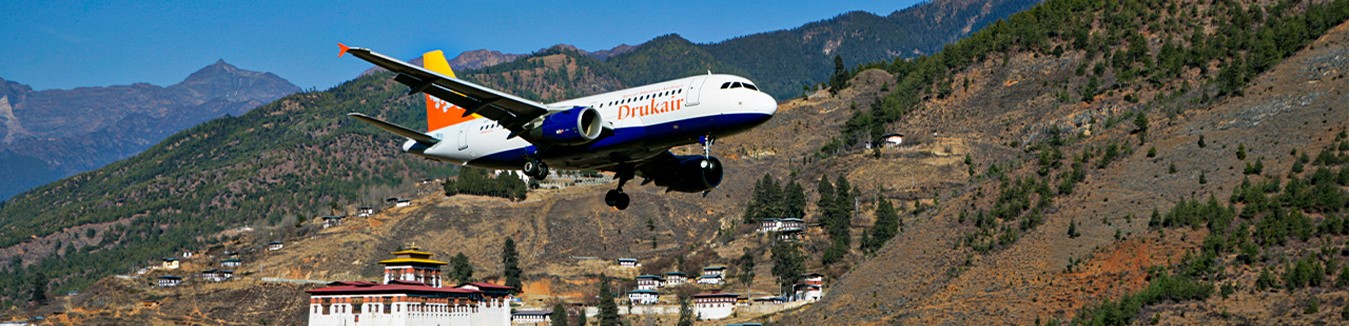Banner - Druk Air-Bhutan Air Tickets Booking