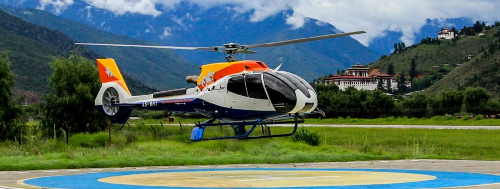 Banner Helicopter in Paro