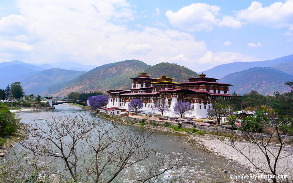 Journeys through India Nepal Bhutan- GNH-Nature-Wellness-Punakha-Dzong