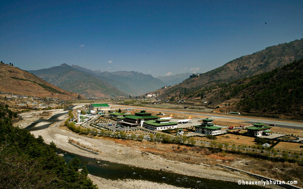 Paro International Airport, Asia Buddhist Circuit, Paro Airport View