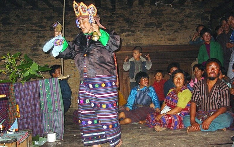 Shaman in Bhutan