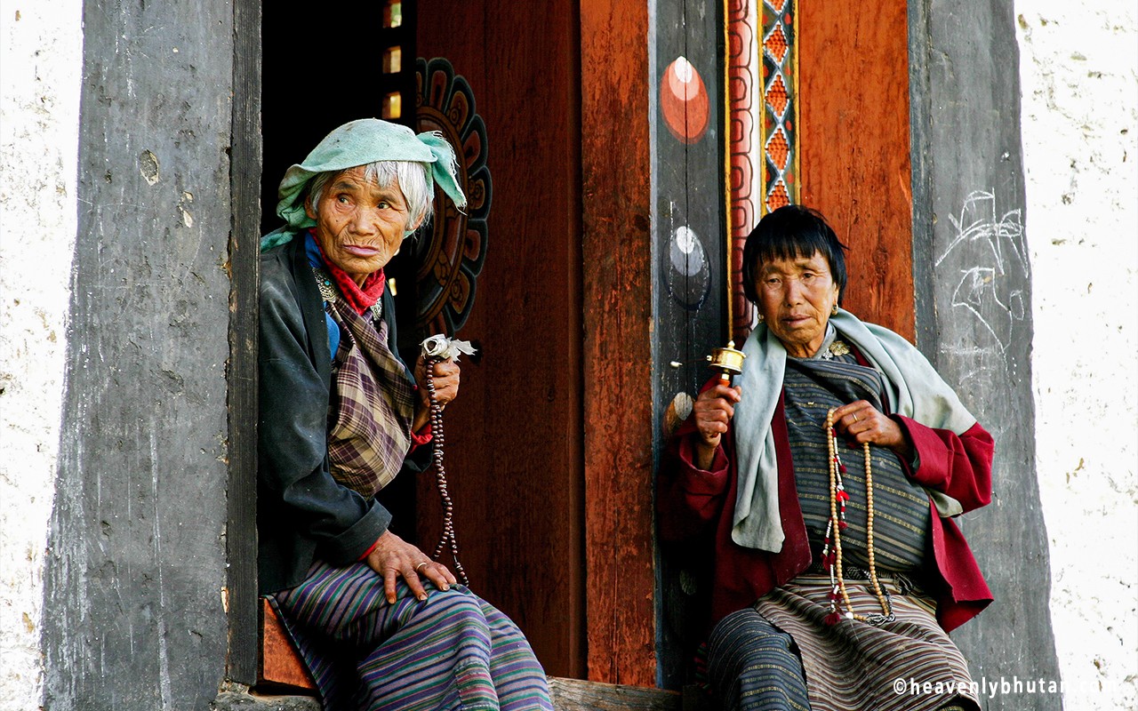 Grandmas-in-Bumthang, Senior Citizen Tours in Bhutan