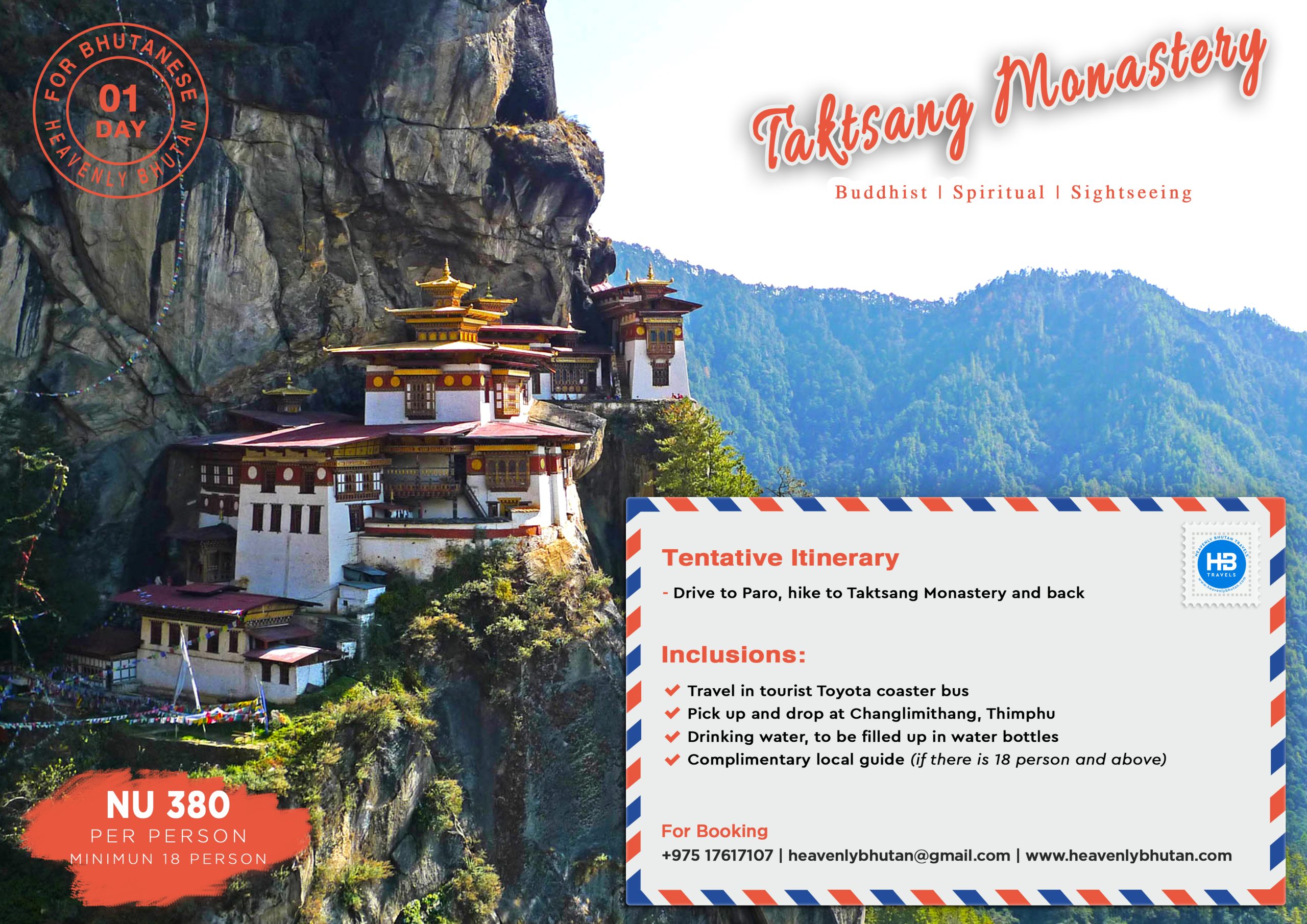 Taktsang Monastery Domestic Package