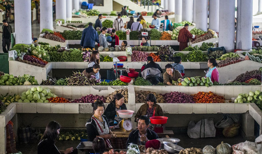 Centenary Farmers Market, Place to Visit in Thimphu-Attraction in Thimphu