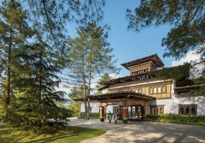 Uma-Como-Paro_Entrance, Luxury Travel in Bhutan